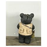 Bear Fisherman Resin Bank