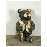 Bear Fisherman Resin Bank