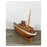 Collectible Wood Model Boat