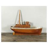 Collectible Wood Model Boat
