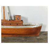 Collectible Wood Model Boat