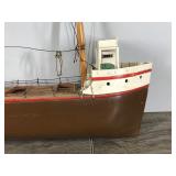 Collectible Wood Model Boat