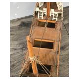 Collectible Wood Model Boat