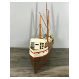 Collectible Wood Model Boat