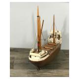 Collectible Wood Model Boat