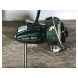 Fishing Equipment - 2 Wood Polar II Tip Ups - Large Minnow Nets - Ice Scoops - Ice Fishing Rods and Reels - Gaff - 2 Wire Fish Baskets