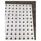 Lot of 100 Wheat Pennies in Protective Sleeves - see description for years