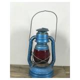 Vintage Dietz Little Wizard N.Y.U.S.A. Lantern with Red Globe