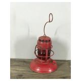 Vintage Embury No 40 Traffic Gard Red Glass Lantern