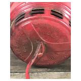 Vintage Embury No 40 Traffic Gard Red Glass Lantern