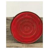 Vintage Embury No 40 Traffic Gard Red Glass Lantern