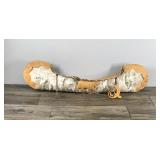 Cabin Decor - Large Birch Bark Canoe with Bears on the side and more