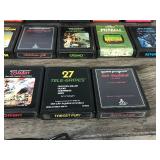 19 - Atari Video Games & 2 Paddle Controllers - see description for more info