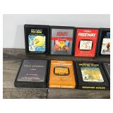 19 - Atari Video Games & 2 Paddle Controllers - see description for more info