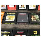 19 - Atari Video Games & 2 Paddle Controllers - see description for more info