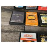 19 - Atari Video Games & 2 Paddle Controllers - see description for more info
