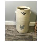 VINTAGE WESTERN STONEWARE #4 BUTTER CHURN CROCK