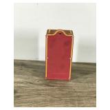 Jasco Mouse and Clock Metal Matchbox Holder Vintage Flip Top & Flip Lid Match Keeper Fireplace Decor