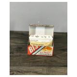 Vintage Bisquick Recipe Box Tin 1930s Style Advertising Kitchen Betty Crocker