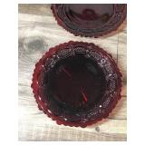 Lot of Collectible Red Glassware - see description for more info