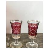 Lot of Collectible Red Glassware - see description for more info
