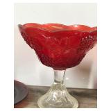 Lot of Collectible Red Glassware - see description for more info