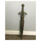 Stainless Steel Sword with Mid Evil Design