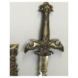 Stainless Steel Sword with Mid Evil Design