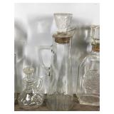 Lot of Collectible Decanters and More