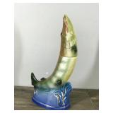 Collectible 1971 Jim Beam “The Muskie Wisconsin’s State Fish” Decanter
