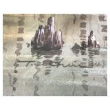 Framed Print of Mallards in Wooded Pond