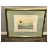 Framed, Signed  Art Picture - “Windhills”
