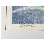 Framed, Signed  Art Picture - “Windhills”