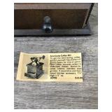 Vintage Americana Coffee Mill Grinder