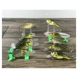 10 - Bagley Fishing Lures Shaped Like Crappies & Bass