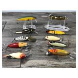 Lot of 10 Collectible Fishing Lures - See description for more info