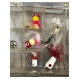 Plastic Tackle with Fly Fishing Poppers