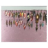 Lot of Collectible Fishing Spoon Lures - see description for more info