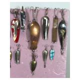 Lot of Collectible Fishing Spoon Lures - see description for more info