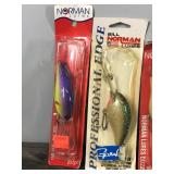 Lot of 5 Norman Fishing Lures in Original Packages