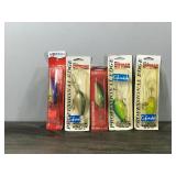 Lot of 5 Norman Fishing Lures in Original Packages