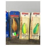 Lot of 5 Norman Fishing Lures in Original Packages
