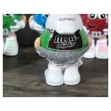 Lot of 17 Collectible Mini M&M Figurines (None of them have been opened - they still have candy and plastic wrapped around them)