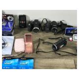 Large Lot of Cameras/Camcorders & More - see description for more info