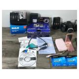 Large Lot of Cameras/Camcorders & More - see description for more info
