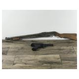 Vintage BB Gun with Engraving on the Side & plastic BB, Pellet and Dart