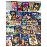 Lot of Kids VHS Movies - Most of them are Disney