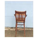 Vintage Solid Wood High Chair