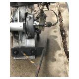 Vintage Wooden Plane Propeller with Small Engine