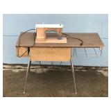 Vintage Singer Electric Sewing Machine with Accessories